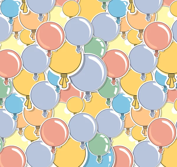 Abstrakte Farbe glänzende Luftballons Hintergrund Textur — Stockvektor