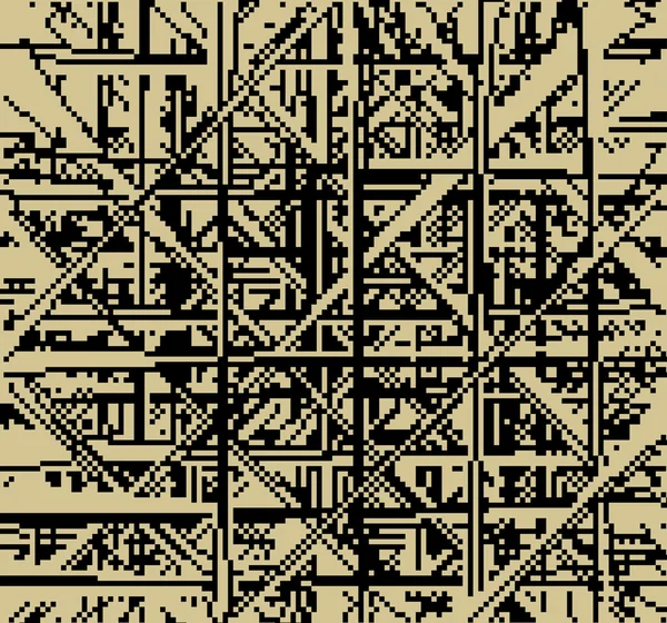 Pixel astratto mosaico sfondo — Vettoriale Stock