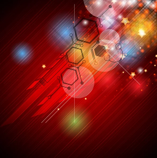 Abstracte computer technologie verbinding zakelijke achtergrond — Stockvector