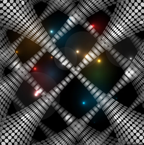 Disco lumière étoiles abstraite danse fond texture — Image vectorielle