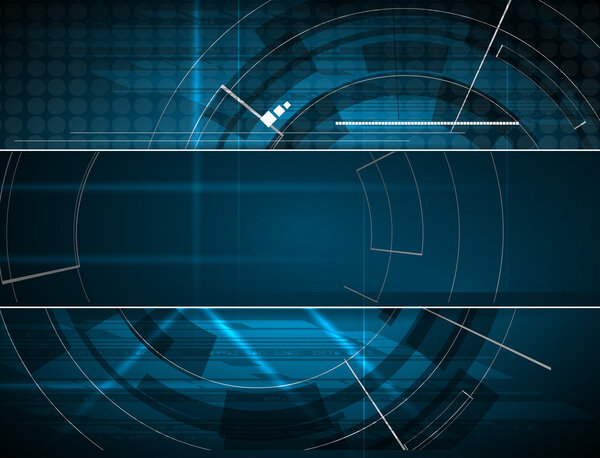Abstract blue technology background