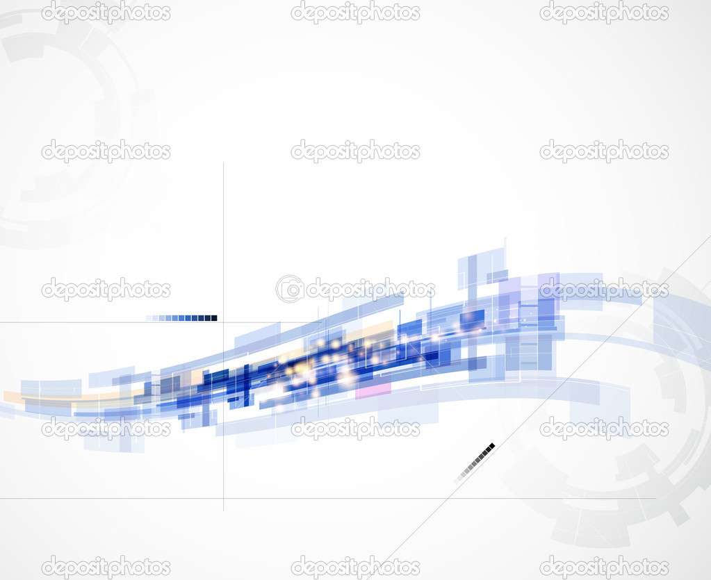 Abstract blur wave computer technology business background
