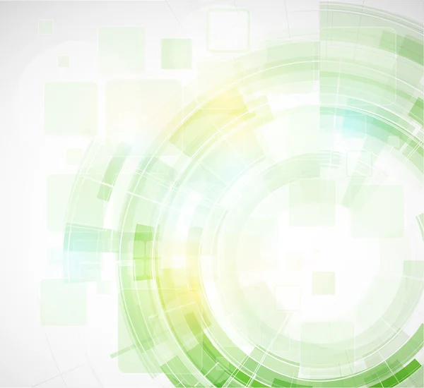 抽象模糊生态绿色电脑技术业务背景 — 图库矢量图片