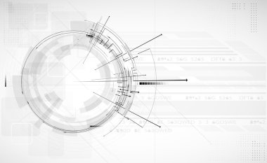 soyut ışık devresi bilgisayar hattı teknoloji iş afiş
