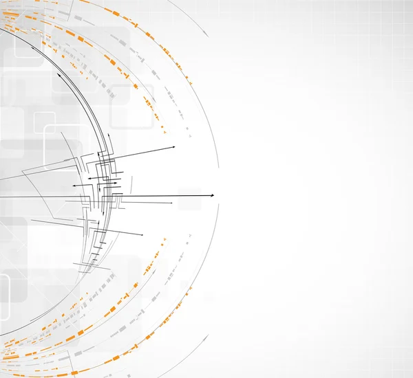 Abstrait circuit ordinateur haute technologie fond d'entreprise — Image vectorielle