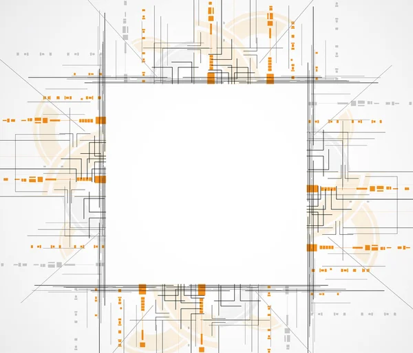 Окружной куб компьютерного бизнеса высоких технологий — стоковый вектор
