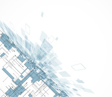 soyut hafif bulanıklık bilgisayar teknolojisini devre arka plan vecto