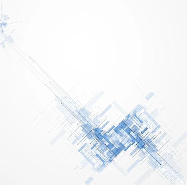 Abstrait circuit spatial cyber entreprise informatique de haute technologie b — Image vectorielle