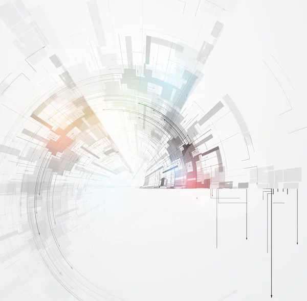 Abstracte circuit cyber hoogtechnologische zakelijke achtergrond — Stockvector