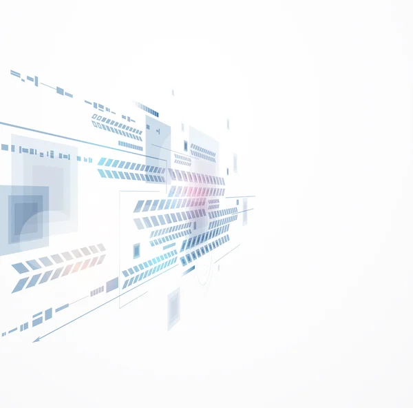 Abstrait lumineux circuit informatique ligne technologie entreprise backgr — Image vectorielle