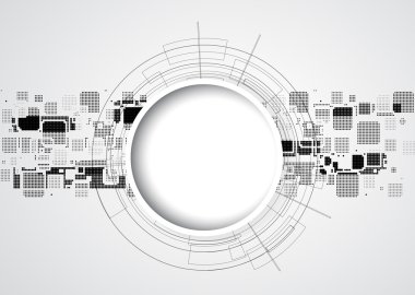 soyut fütüristik soluk bilgisayar teknolojisi iş geçmişi