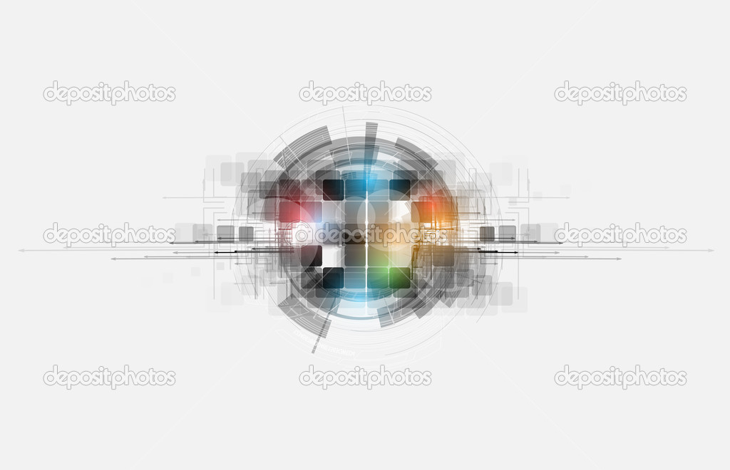 abstract futuristic fade computer technology business background