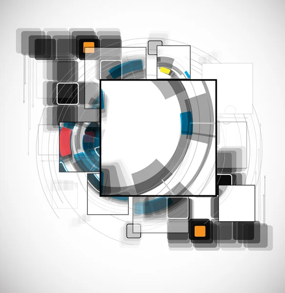 Abstracto futurista internet alta tecnología informática negocio b — Vector de stock