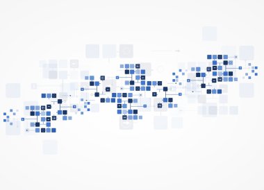 Bilim futuristik internet yüksek bilgisayar teknoloji iş