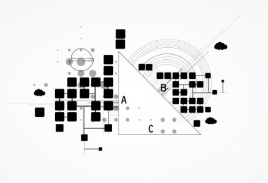 Internet computer nieuwe technologie concept zakelijke oplossingen