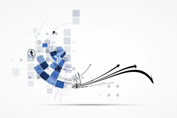 Internet computer nieuwe technologie concept zakelijke oplossingen