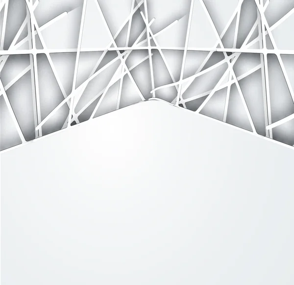 Abstracte futuristische papier afbeeldingen backround — Stockvector