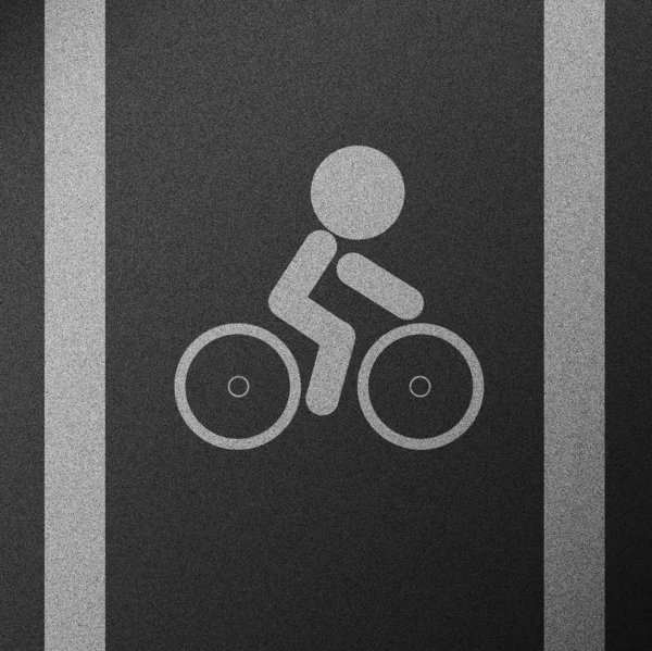 Kerékpár út háttér textúra a durva aszfalt — Stock Fotó