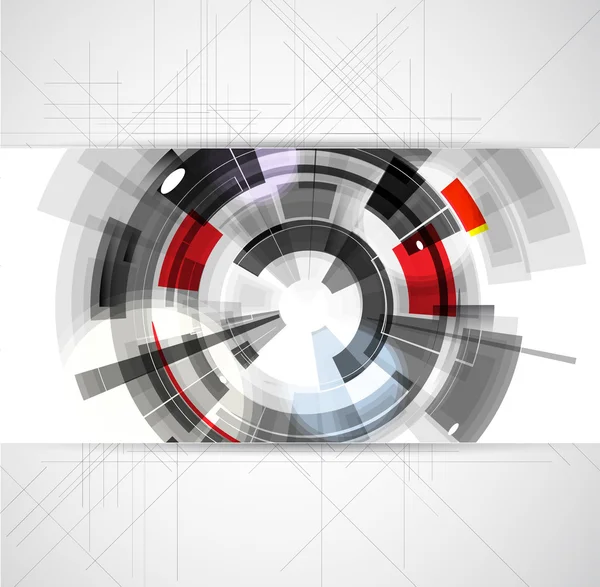 Abstract conceptual digital computer technology business backgro — Stock Vector