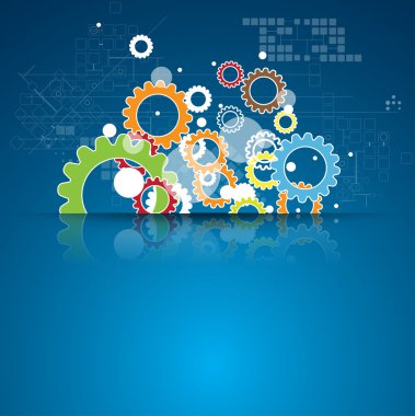 küresel Infinity bilgisayar teknoloji kavramı iş geçmişi