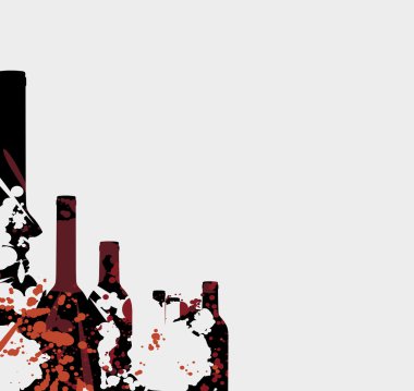 şarap menüsü kartı tasarım arka plan