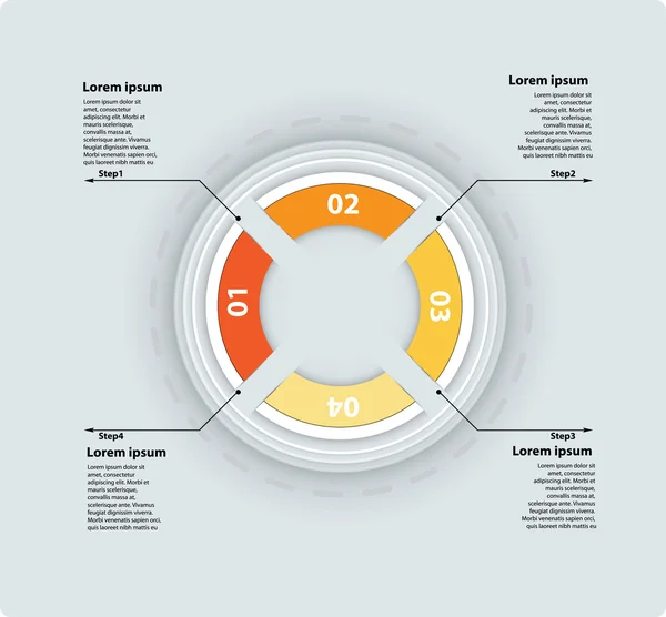 Soyut Infographic — Stok Vektör