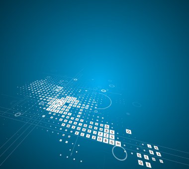 Bilim futuristik internet yüksek bilgisayar teknoloji iş