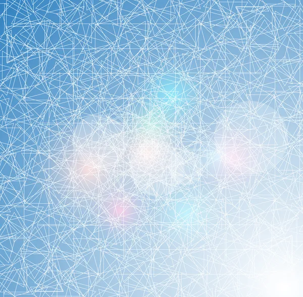 Fondo abstracto de hielo con líneas textura de la superficie helada — Vector de stock