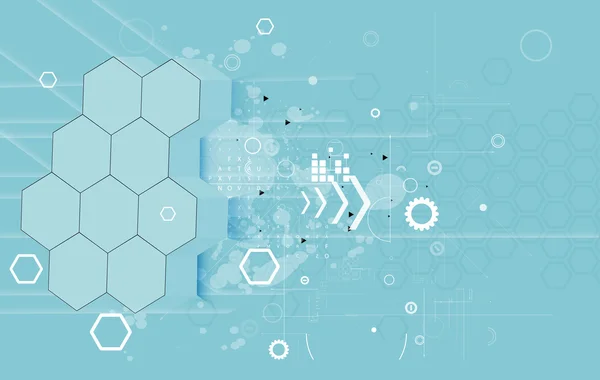 Global infinito tecnología informática concepto negocio fondo — Archivo Imágenes Vectoriales