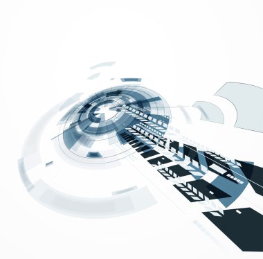 Soyut geleceksel arkaplan