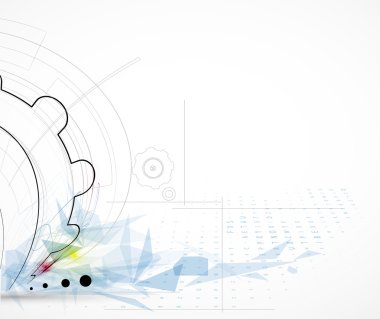 Soyut teknoloji arkaplanı