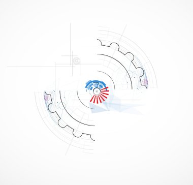 Soyut teknoloji arkaplanı