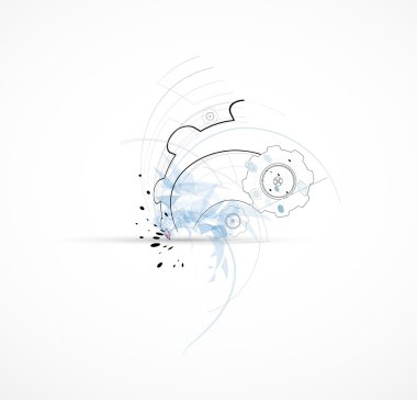 Soyut teknoloji arkaplanı