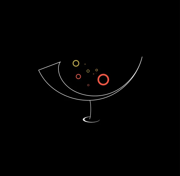 Concepto de tarjeta de vino — Vector de stock