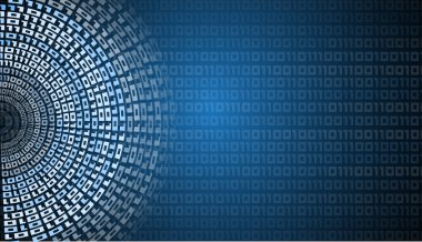 Retro dijital bilgisayar teknoloji iş arka plan