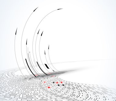 Bilim futuristik internet yüksek bilgisayar teknoloji iş