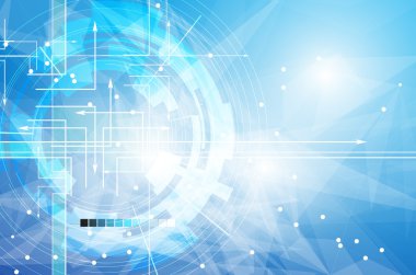 küresel Infinity bilgisayar teknoloji kavramı iş geçmişi