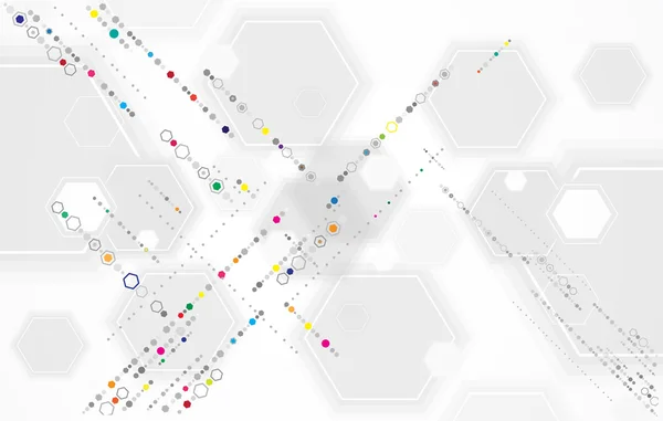 Ciencia futurista internet alta tecnología informática negocios — Archivo Imágenes Vectoriales