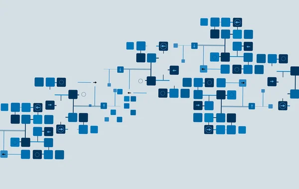 Concetto per la nuova tecnologia Corporate Business & development — Vettoriale Stock