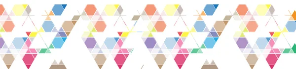 Abstraktní barvy mřížku trojúhelníku pozadí banner pro záhlaví stránky — Stockový vektor