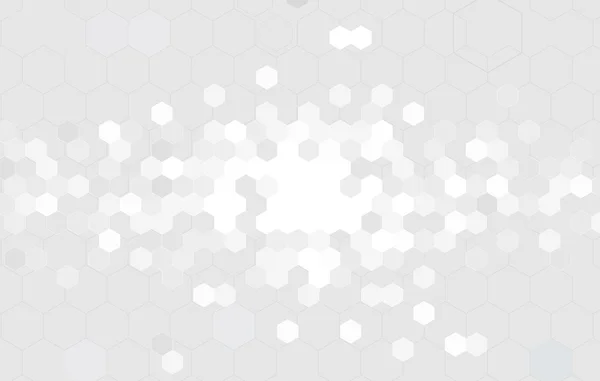 Abstract circuit mesh hexagon technology background — Stock Vector