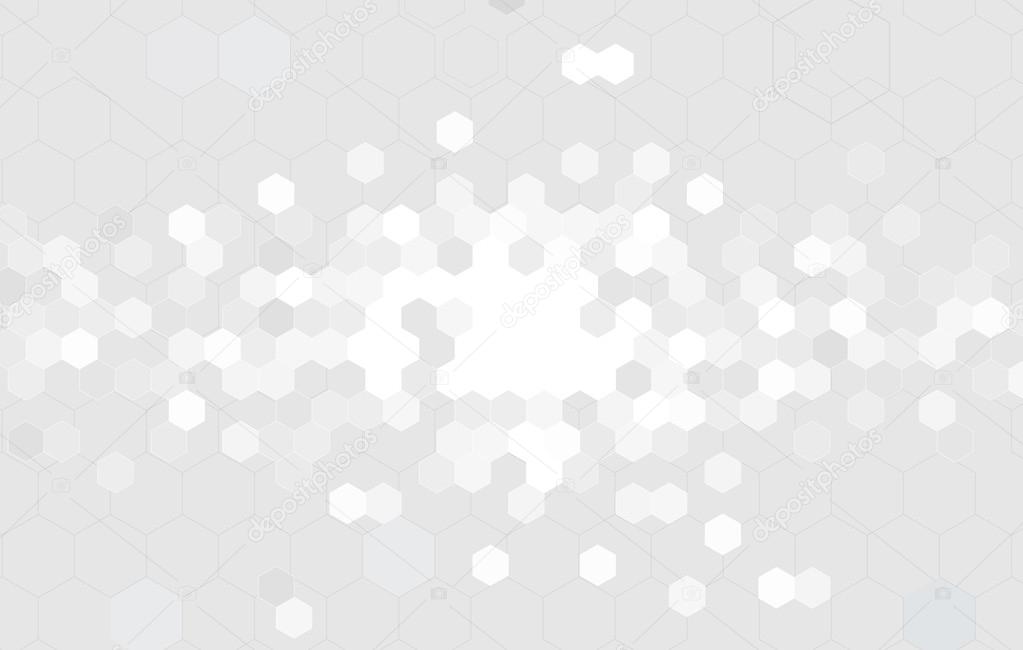 abstract circuit mesh hexagon technology background
