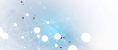 Kuantum işleme. Derin öğrenme yapay zekası. İşletme veya bilim sunumu için gelecekteki yeni teknoloji. Vektör arkaplanı