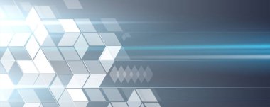 Yapay zeka kavramsal teknoloji Illustration. Fütüristik arka plan