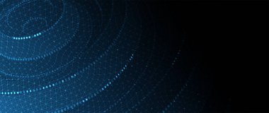 Kuantum işleme. Derin öğrenme yapay zekası. İşletme veya bilim sunumu için gelecekteki yeni teknoloji. Vektör arkaplanı