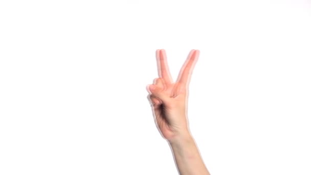 gestes de victoire de la main 