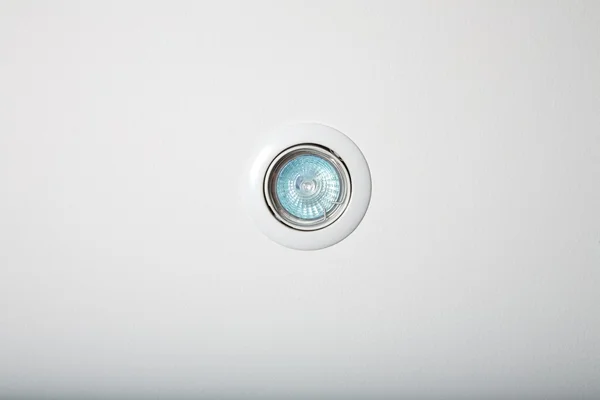 円形の白い投光照明 — ストック写真