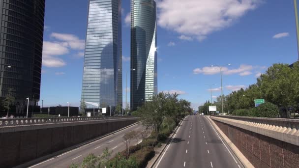 Exit road of Madrid 60 — Stock Video