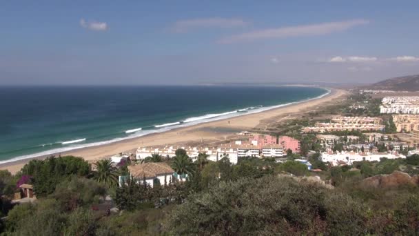 Zahara de los Atunes strand 60 — Stockvideo