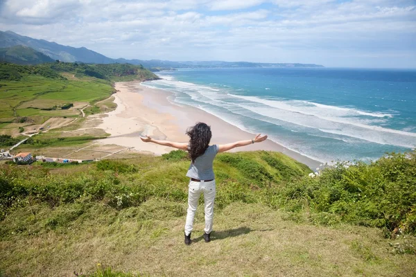 Gruß la vega beach — Stockfoto